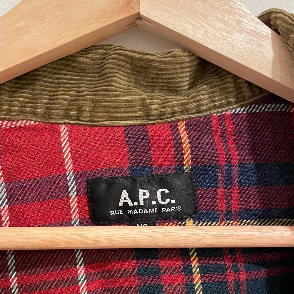 A.P.C. Men's Brown and Tan Field Jacket - Picture 3 of 3